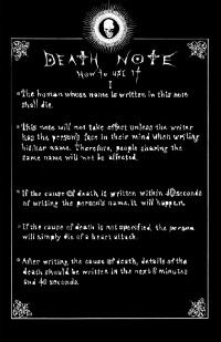 Deathnote-rules